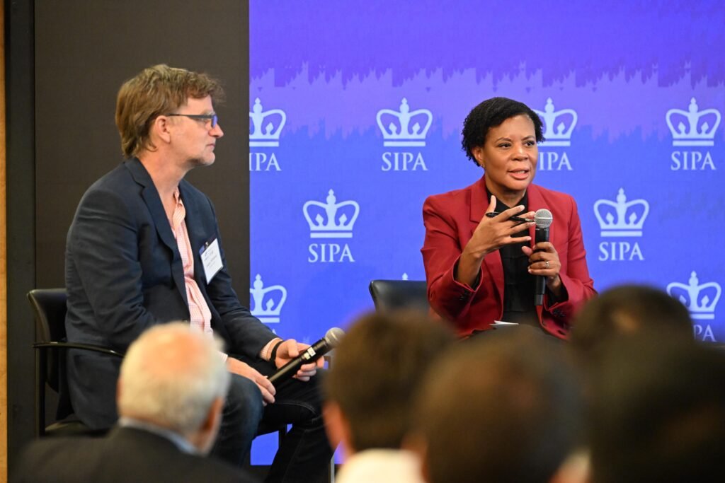 Joshua Whitford and Alondra Nelson answering audience questions 1